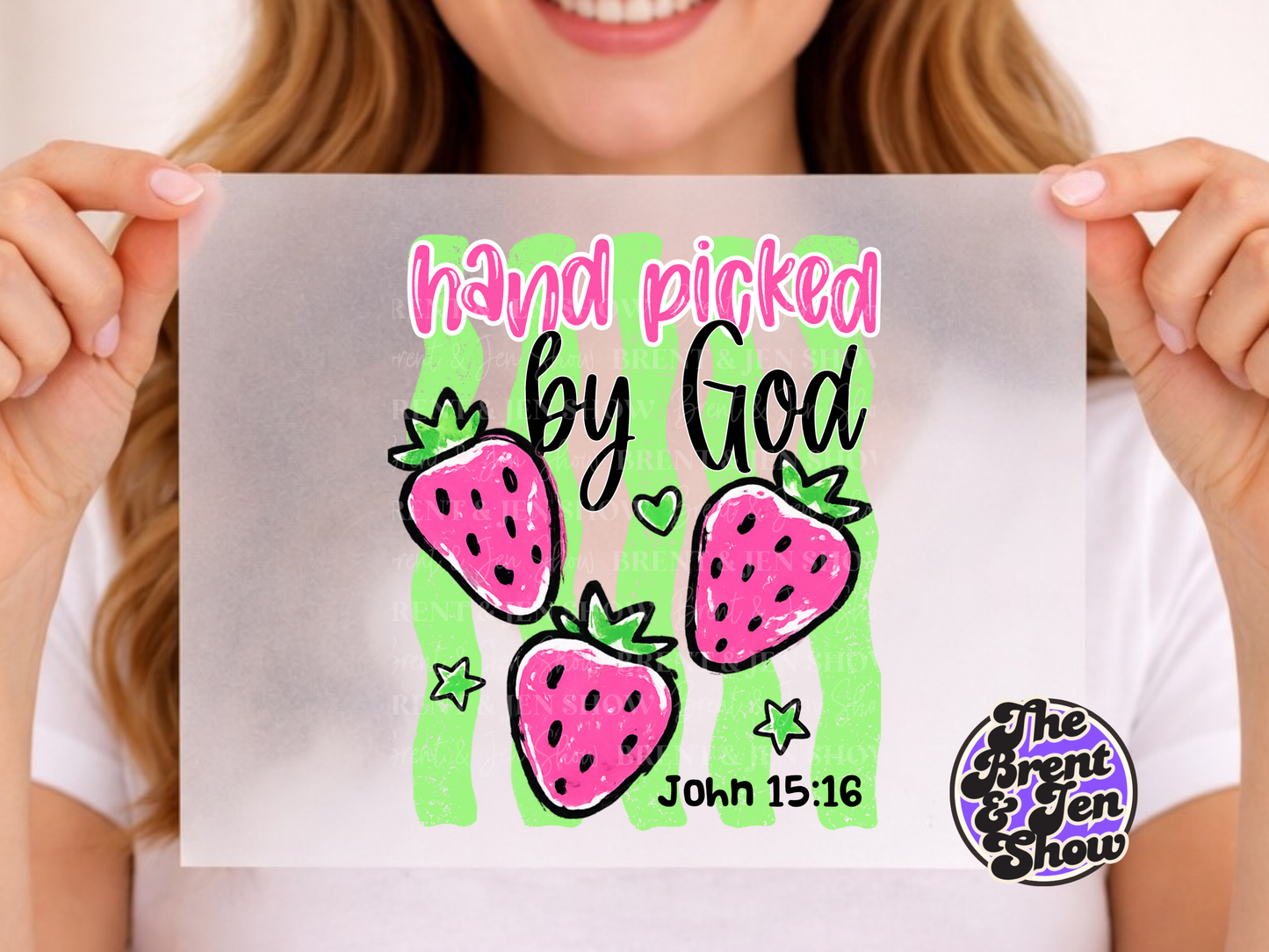 Hand Picked By God Transfer DTF/Sublimation