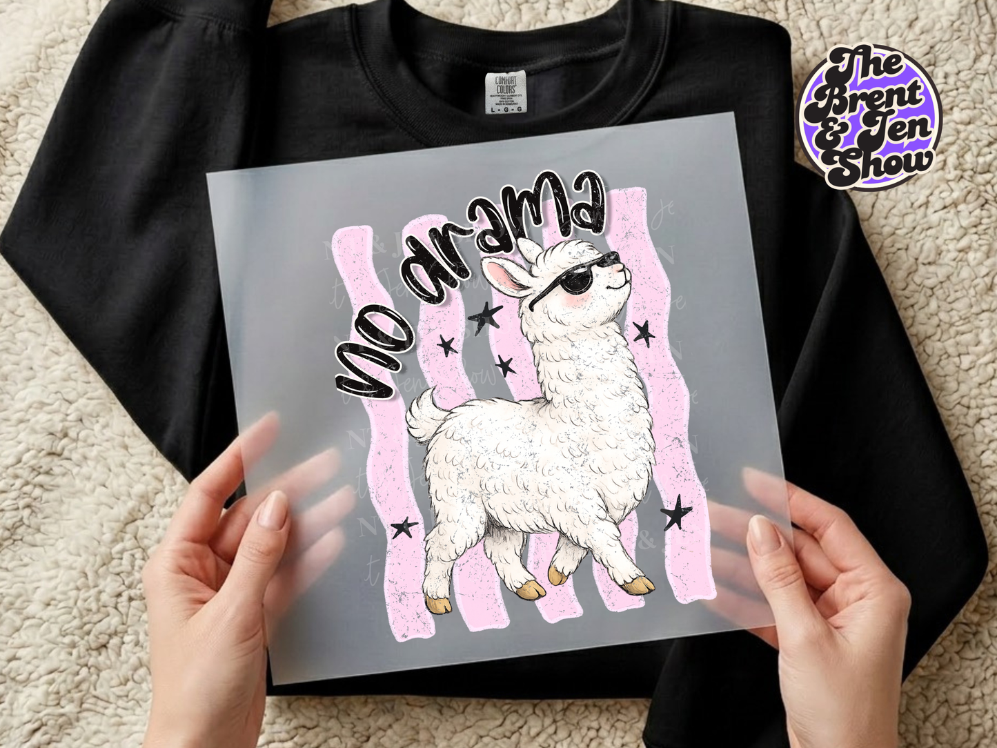No Drama Llama Transfer DTF/Sublimation