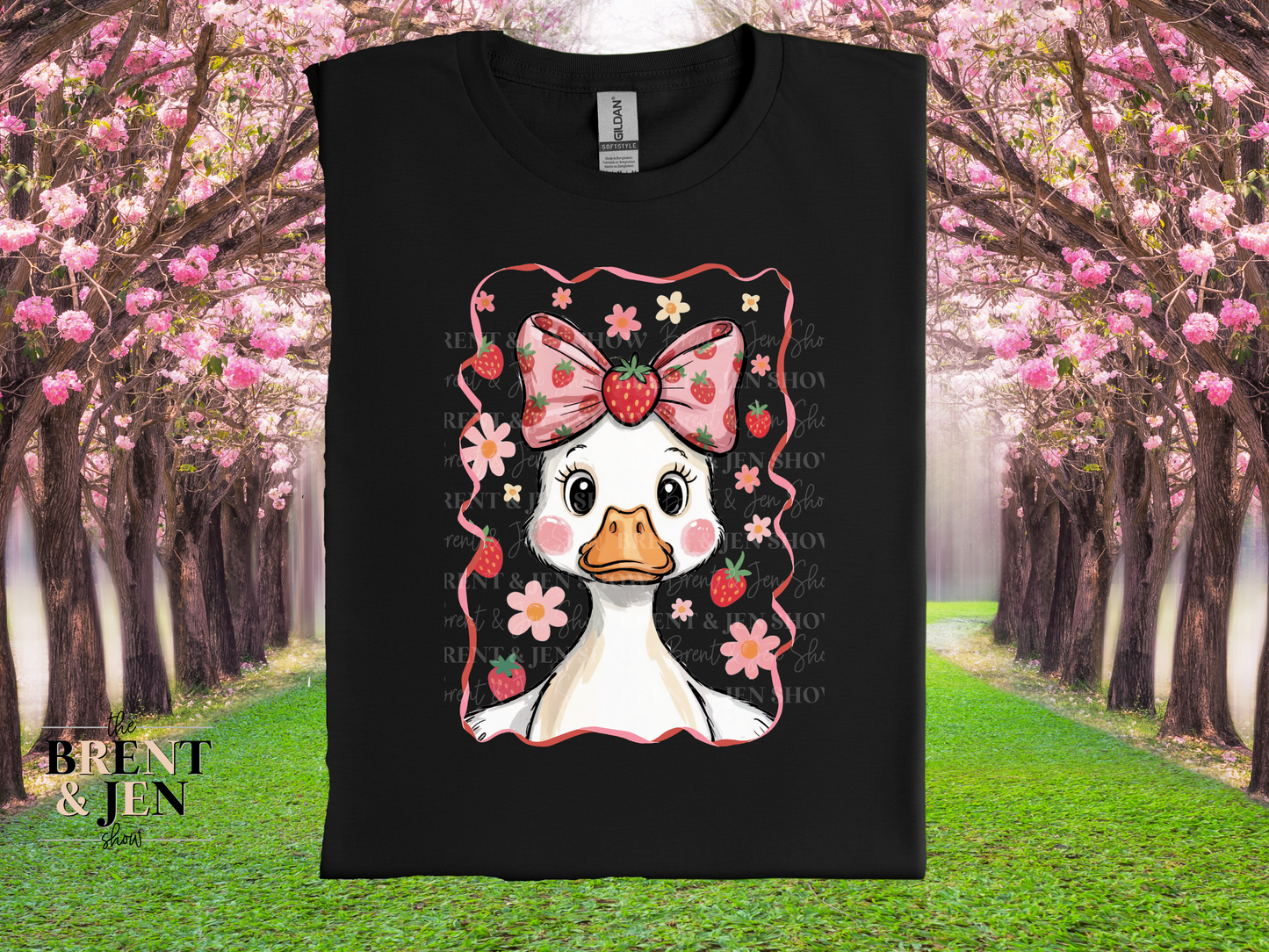 Cute Strawberry Goose T Shirt
