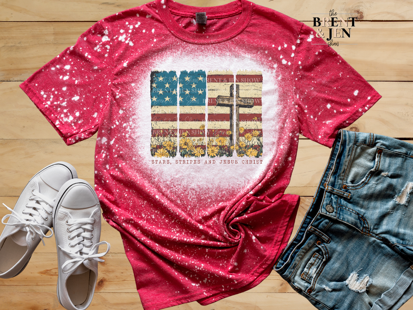 Stars Stripes & Jesus Christ Tee