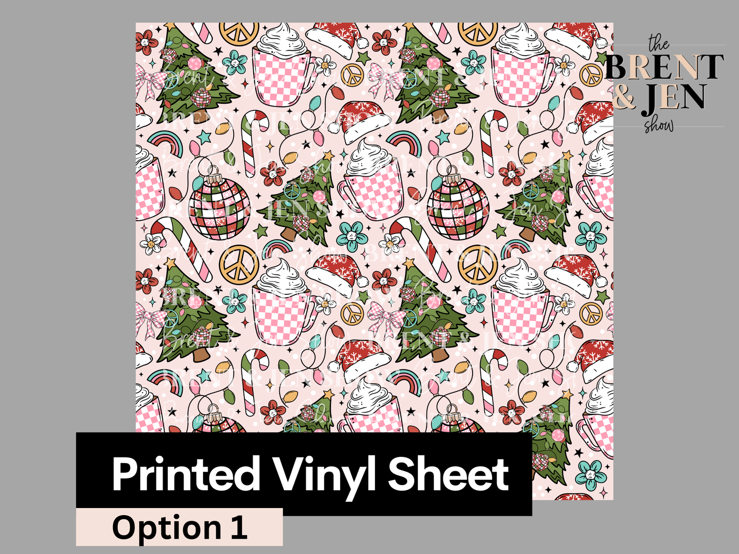 Very Merry Seamless Vinyl Pattern