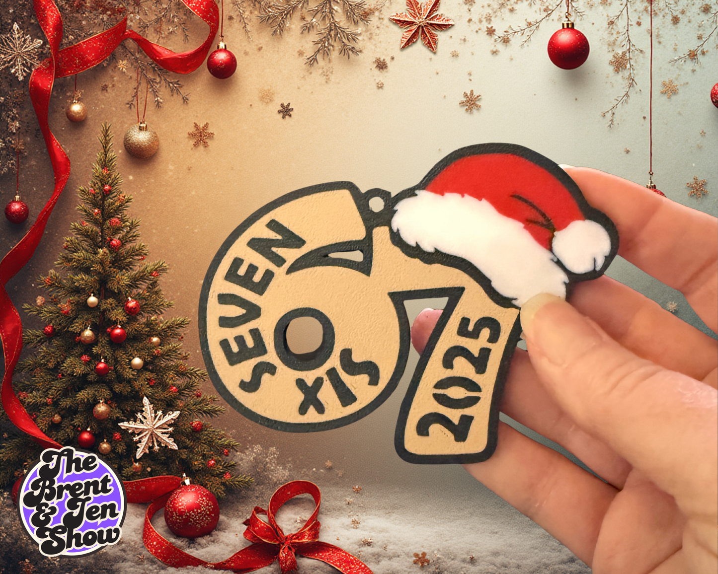 2025 Six Seven Christmas Ornament