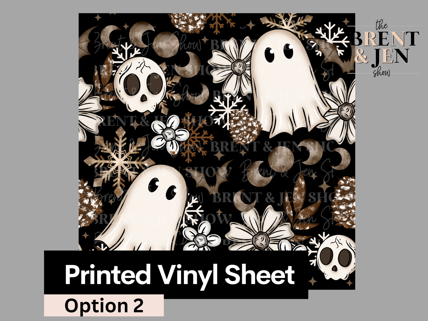 Cottage Core Winter Style Seamless Printed Vinyl Pattern