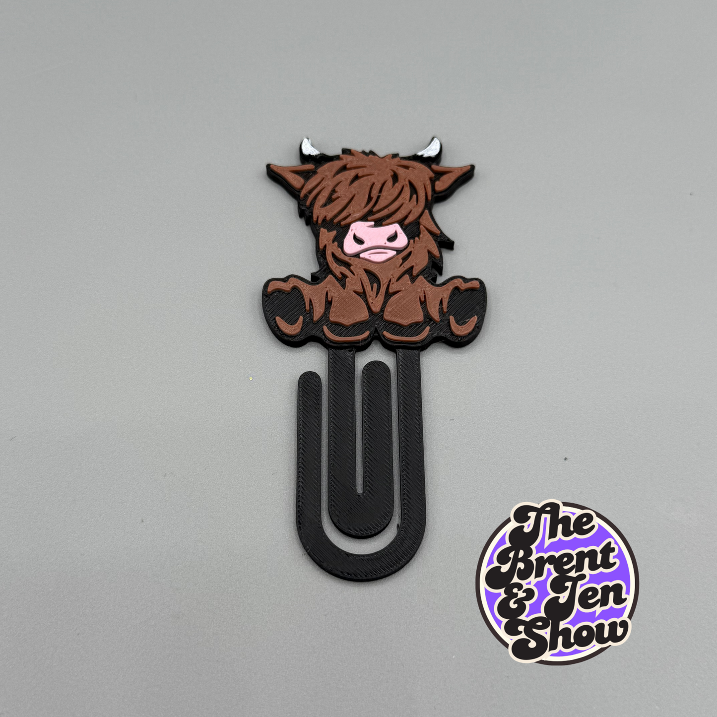 Cute Highland Cow Bookmark/Paperclip