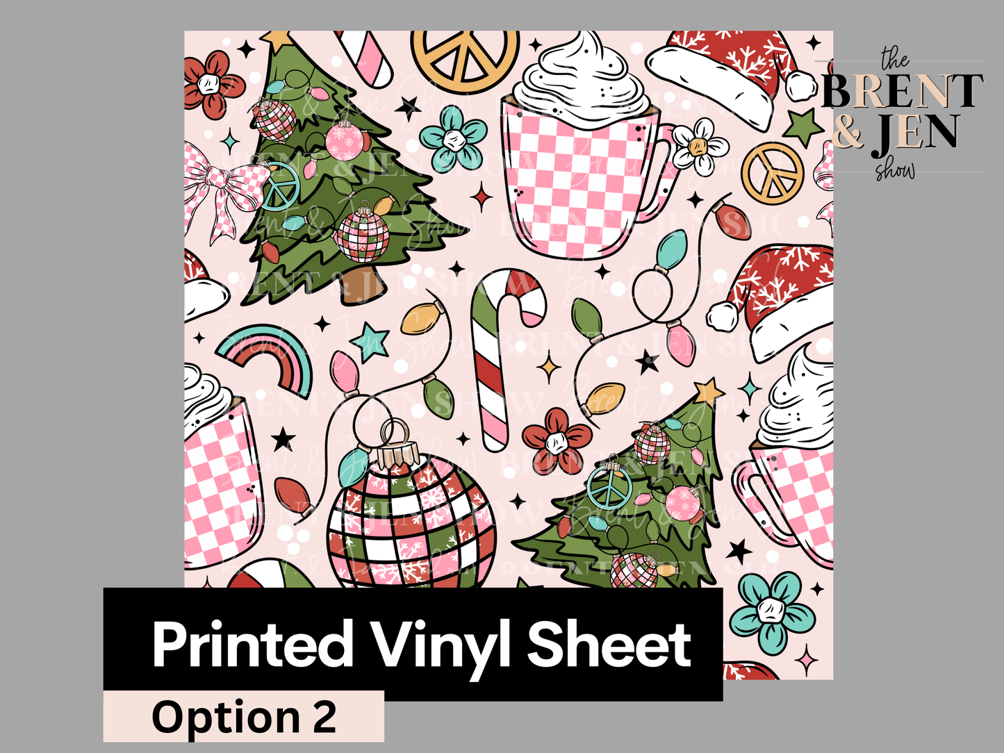 Very Merry Seamless Vinyl Pattern