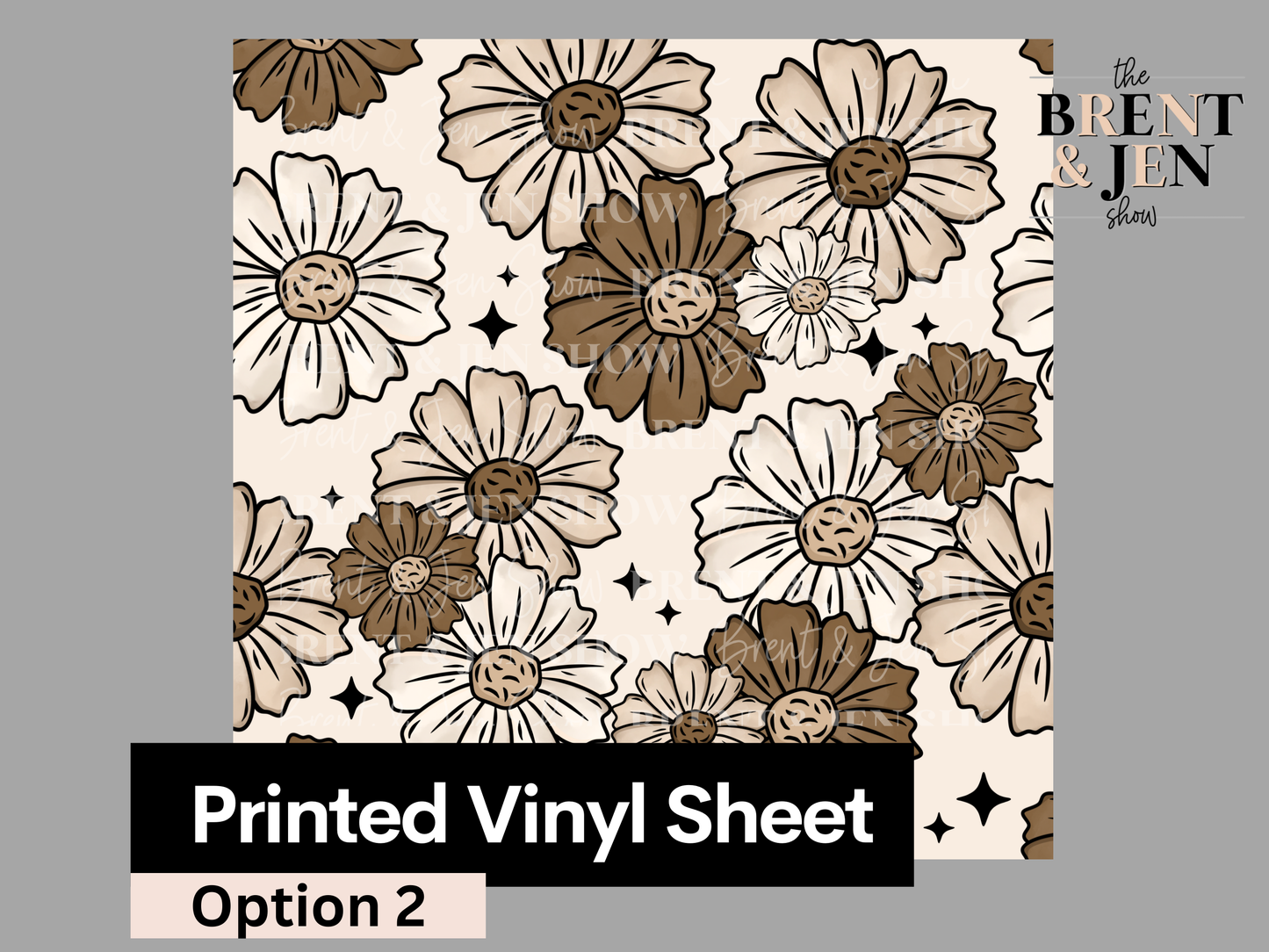 Mama Florals Seamless Vinyl Pattern
