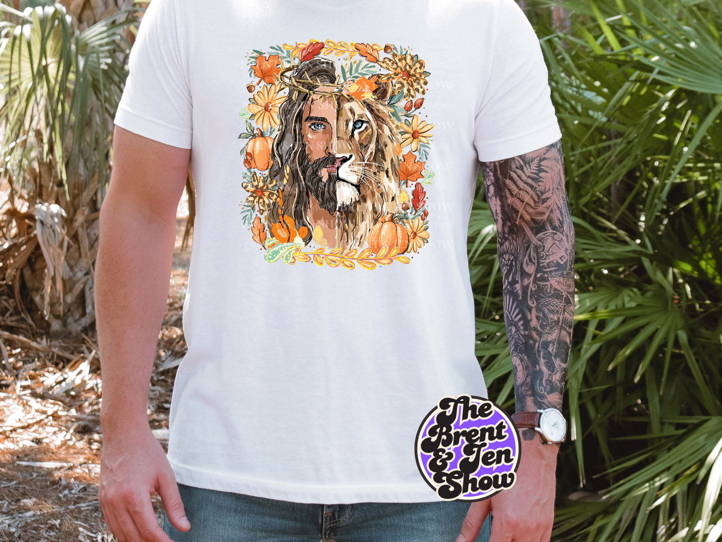 Fall Lion of Judah DTF/Sublimation Transfer, Ready to Press