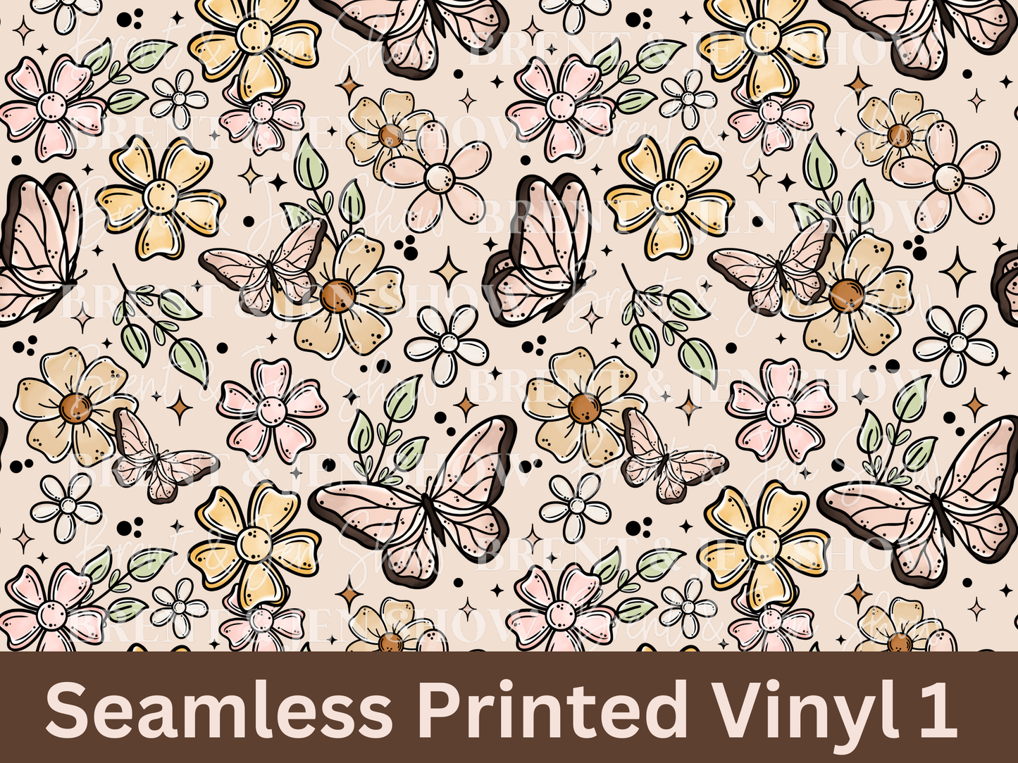 Every Moment Seamless Printed Vinyl Pattern