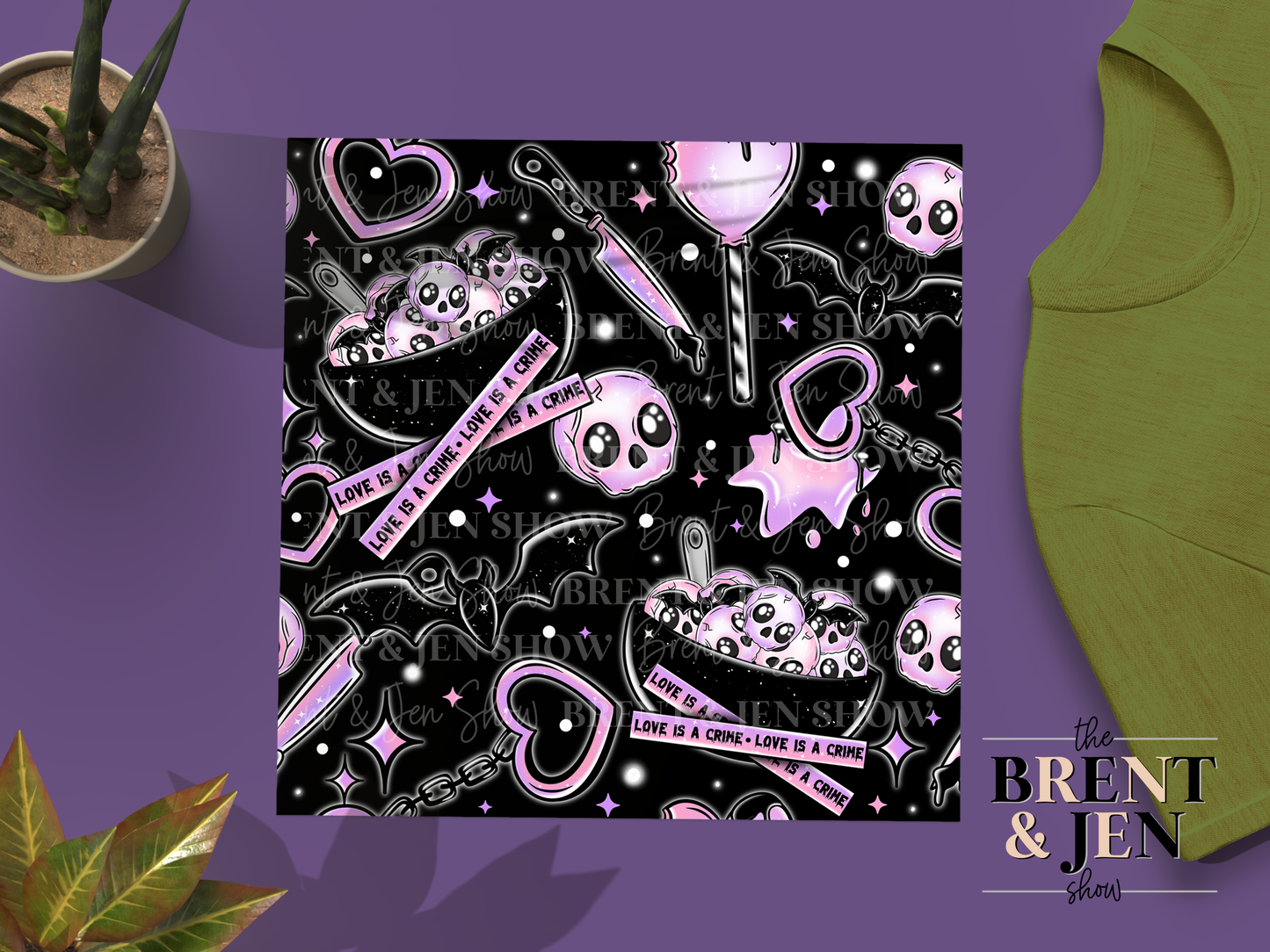 Love Sucks, Printed Patterned Vinyl