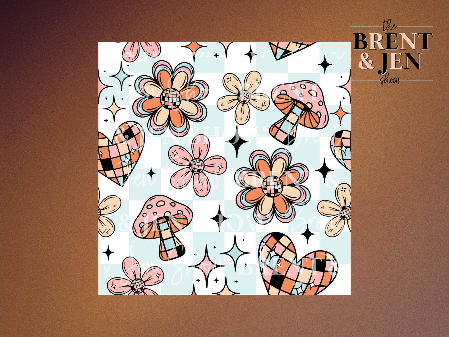 Spread Kindess Seamless Vinyl Pattern