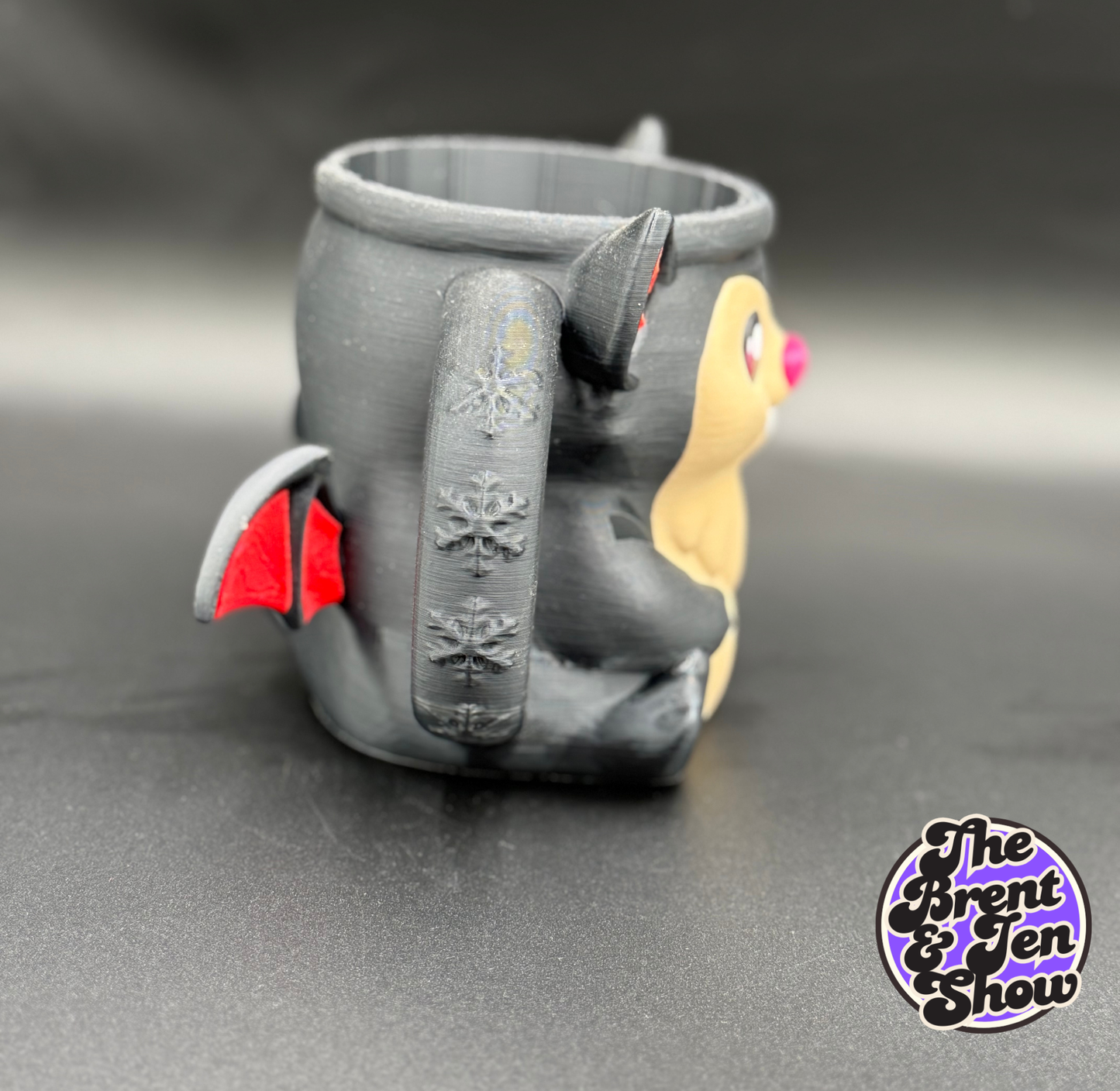 Bramble the Bat Ice Cream Pint Holder