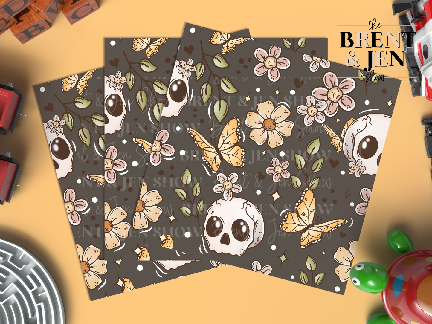 Troubles Will come, Printed Patterned Vinyl