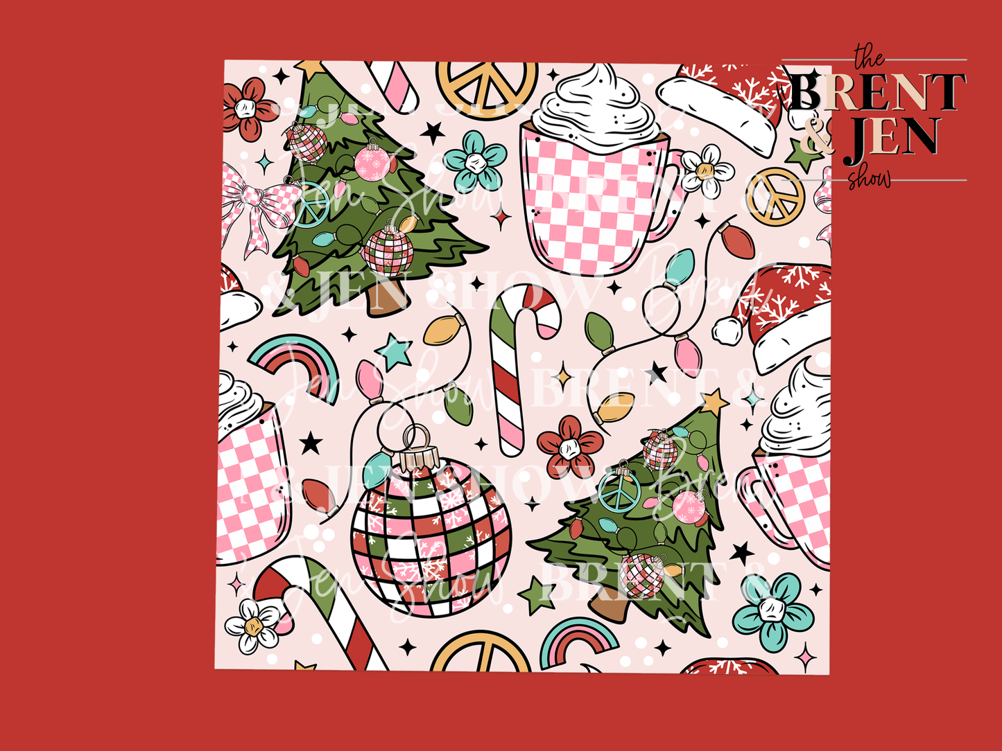 Very Merry Seamless Vinyl Pattern