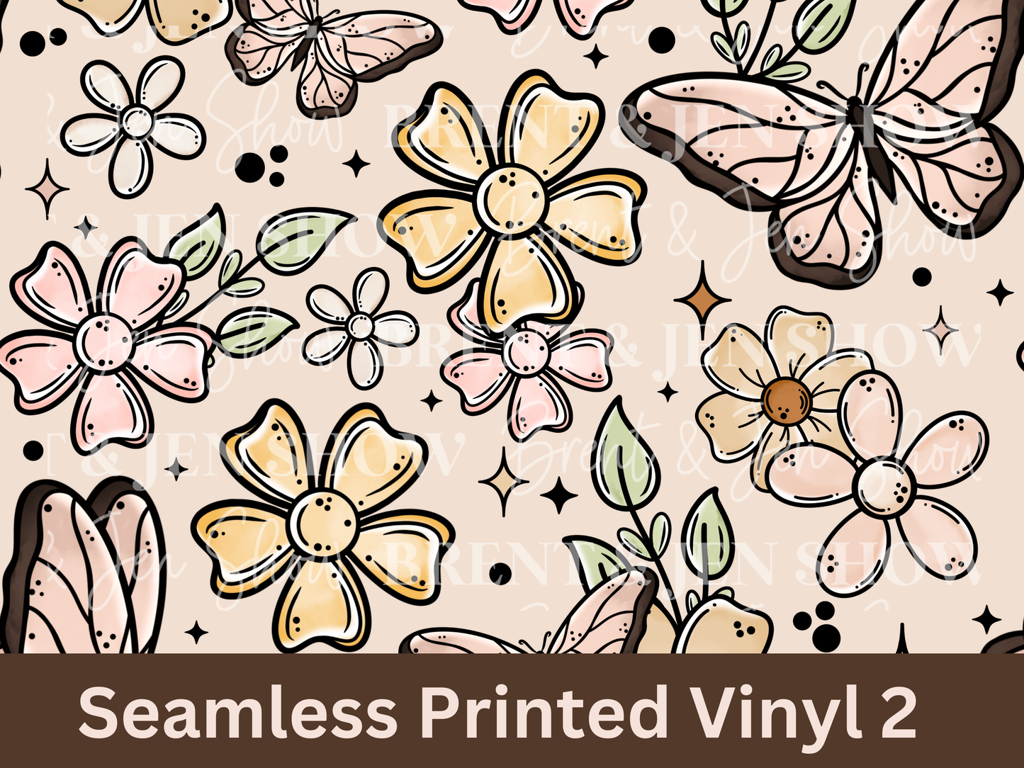 Every Moment Seamless Printed Vinyl Pattern