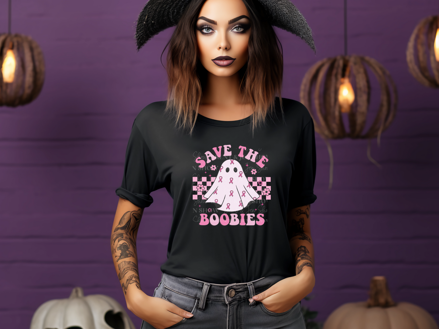 Save the Boobies, Ghost T Shirt