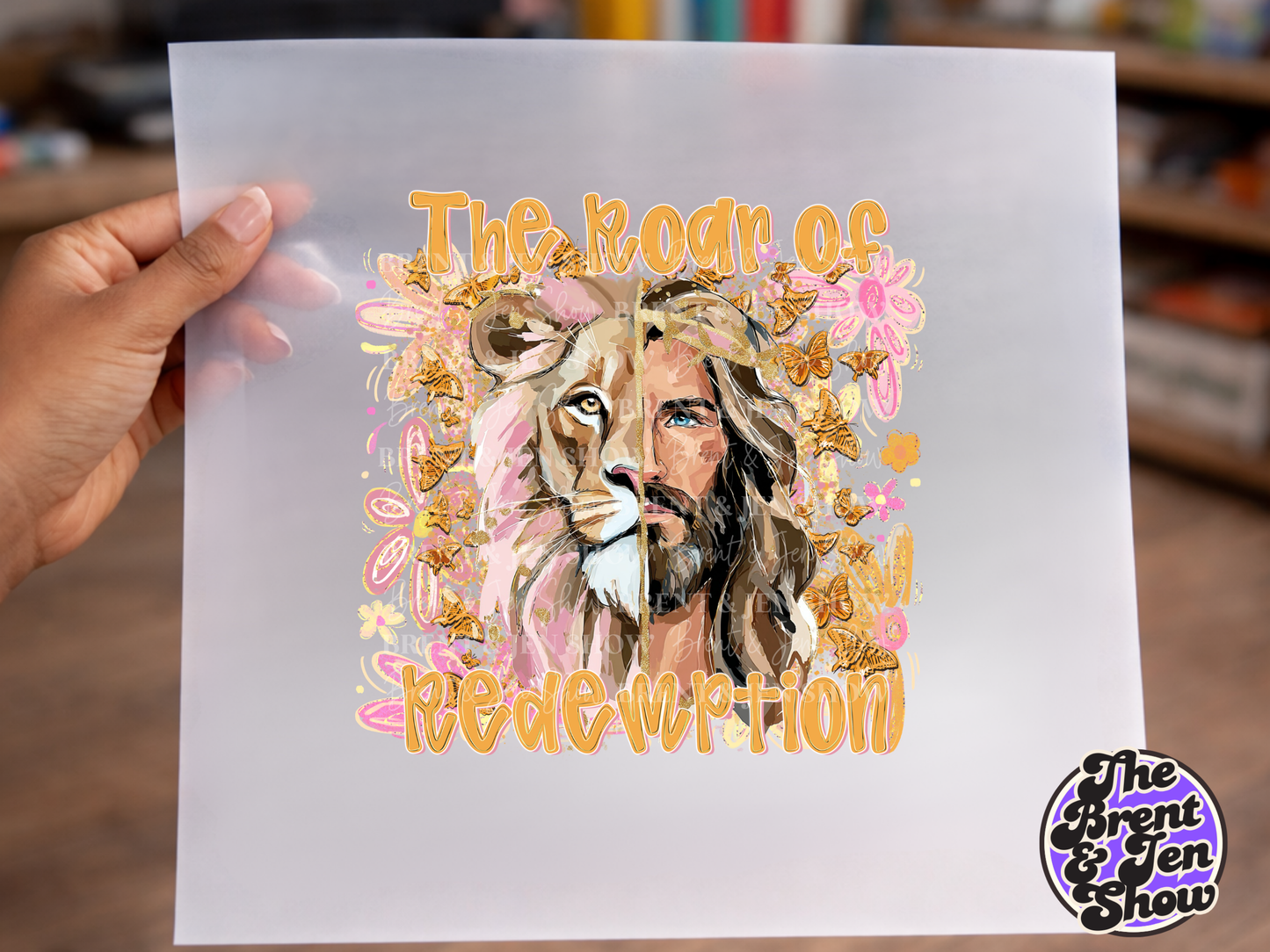 The Roar of Redemption DTF/Sublimation Transfer, Ready to Press