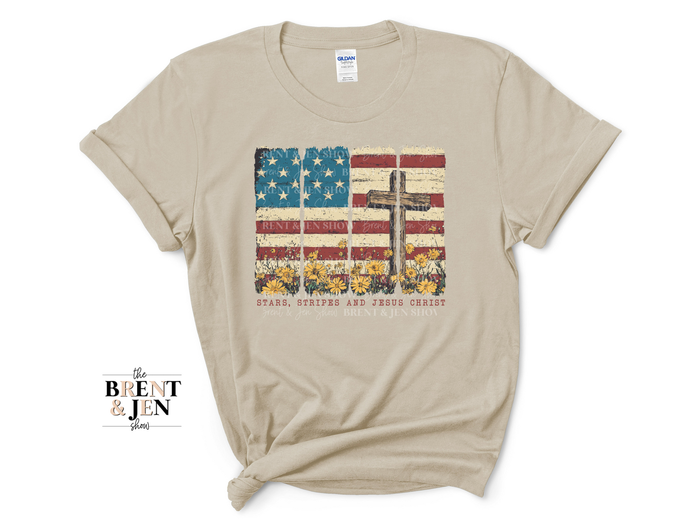Stars Stripes & Jesus Christ Tee