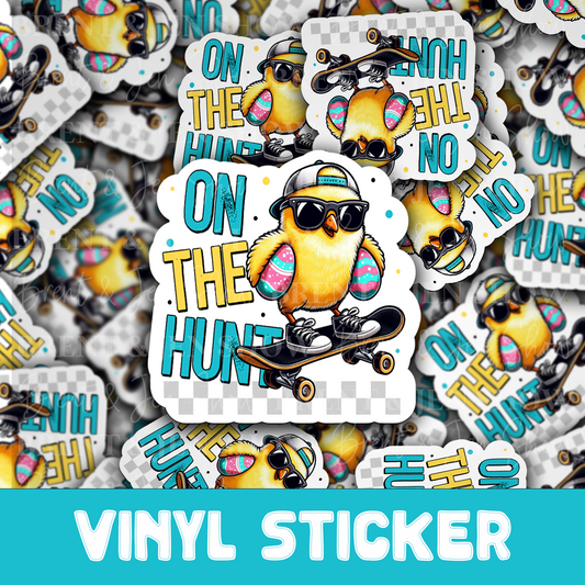 On the Hunt Easter Sticker