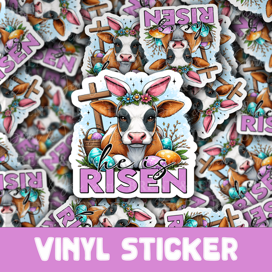 He Is Risen Easter Sticker