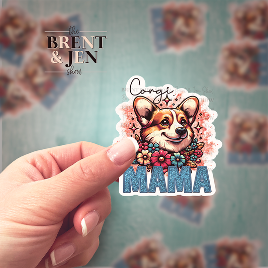 Corgi Mama Sticker