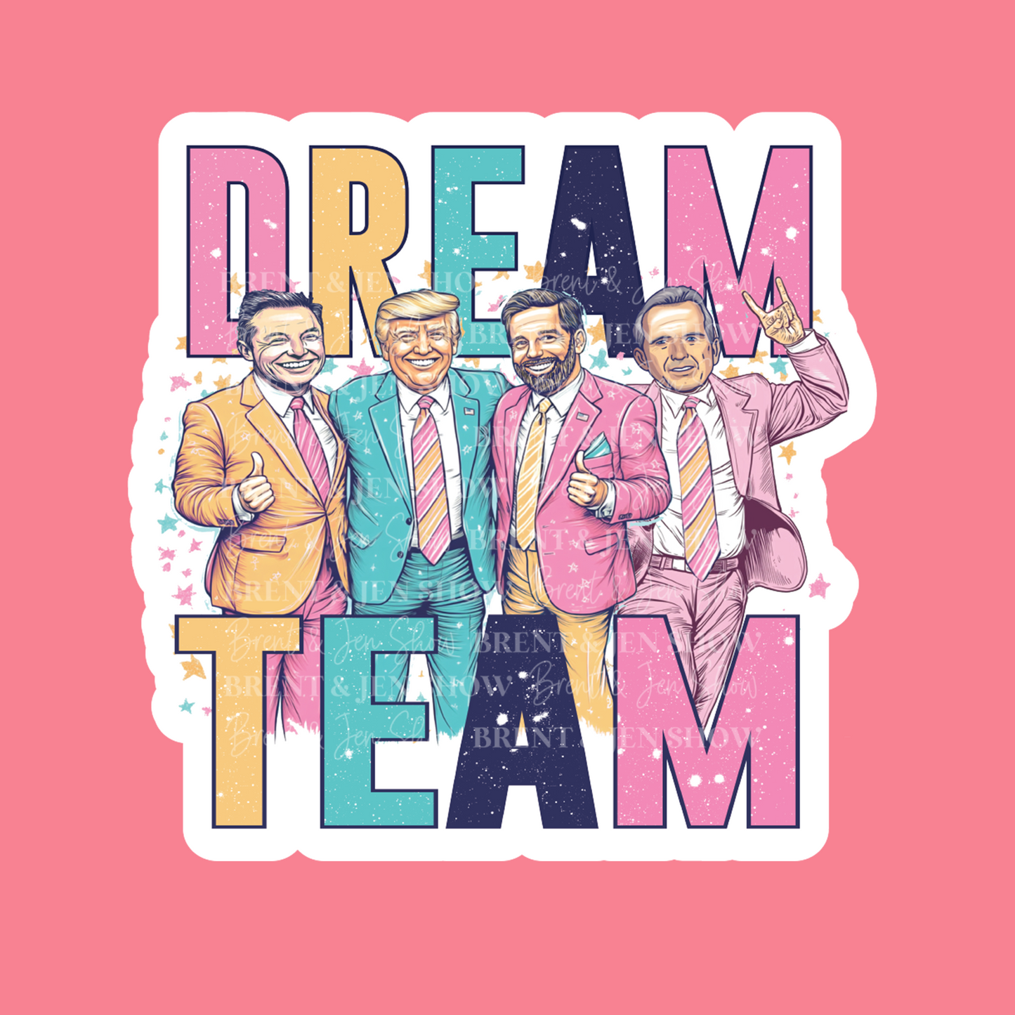 Dream Team - Pastel Sticker