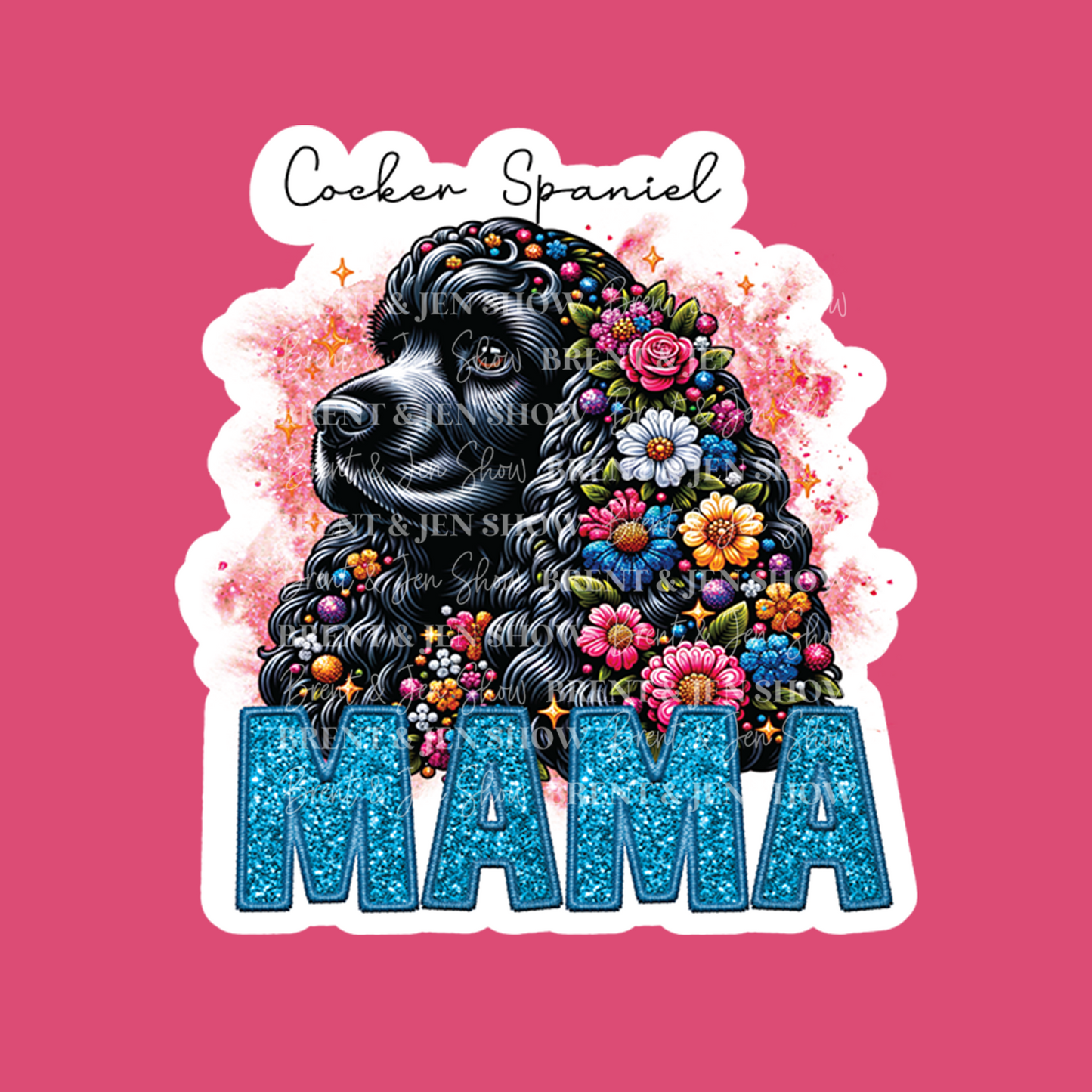 Cocker Spaniel Mama Sticker