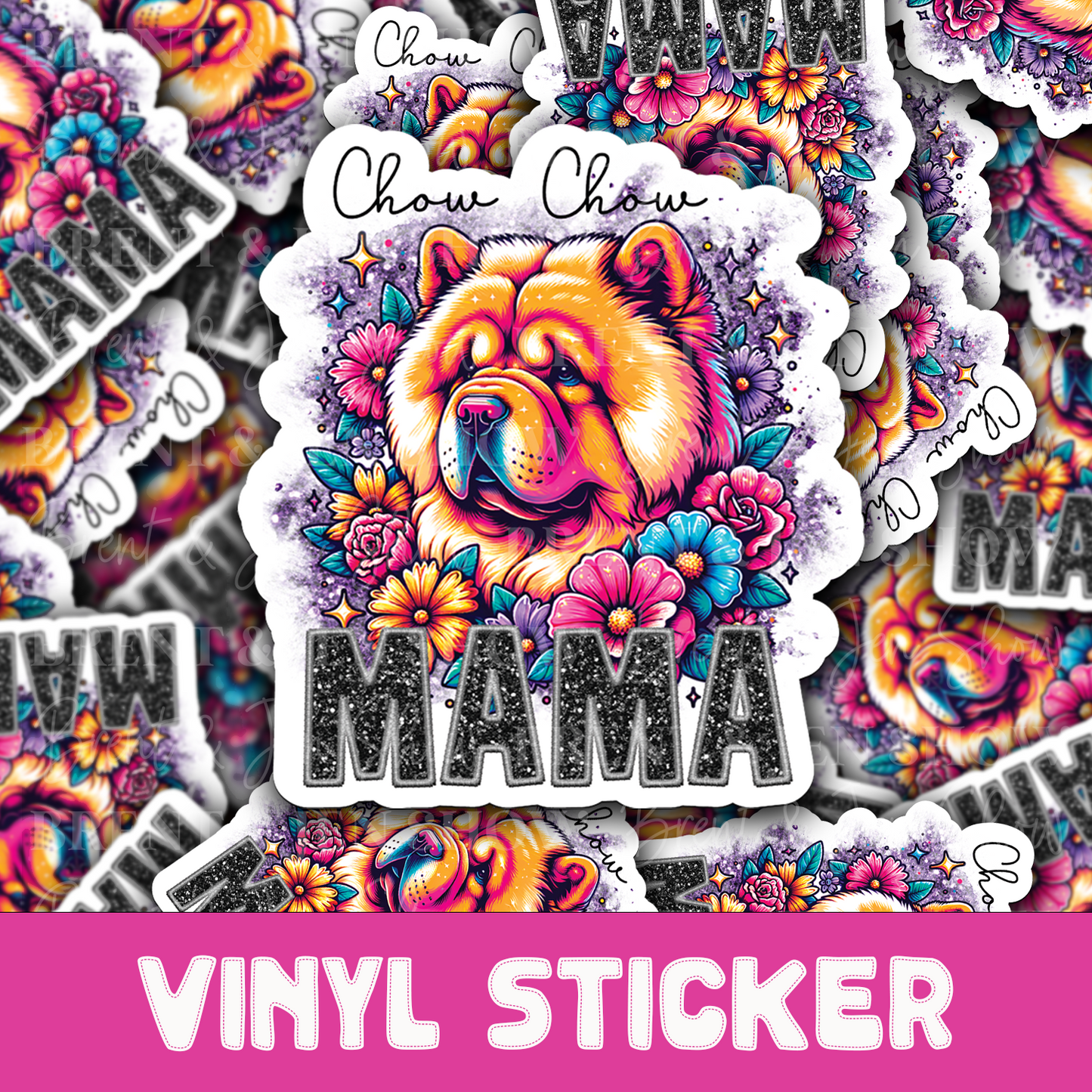 Chow Chow Mama Sticker