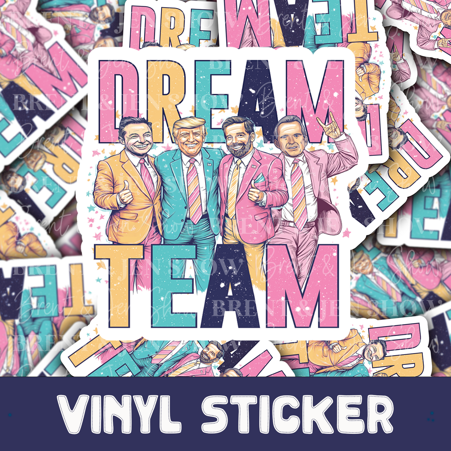 Dream Team - Pastel Sticker