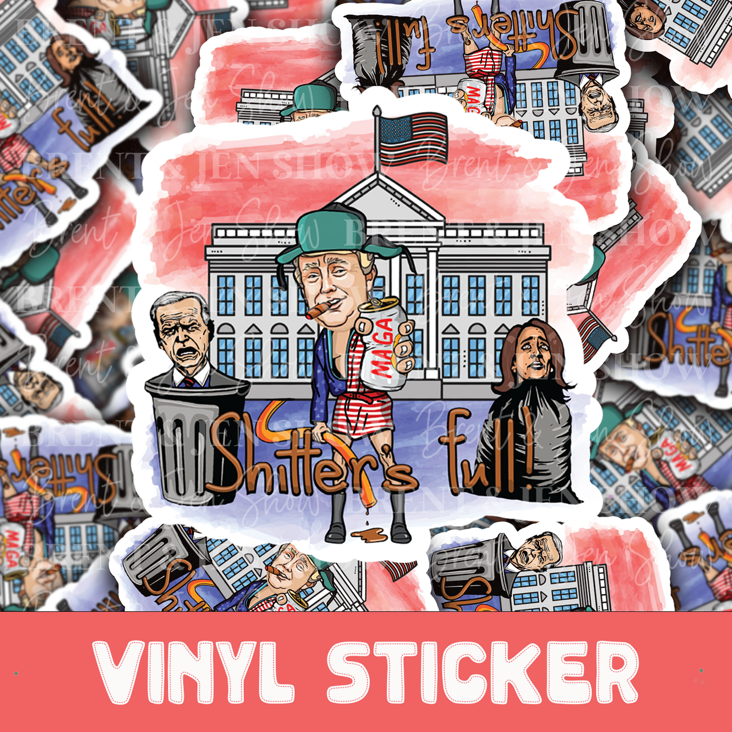 Shitters Full Sticker