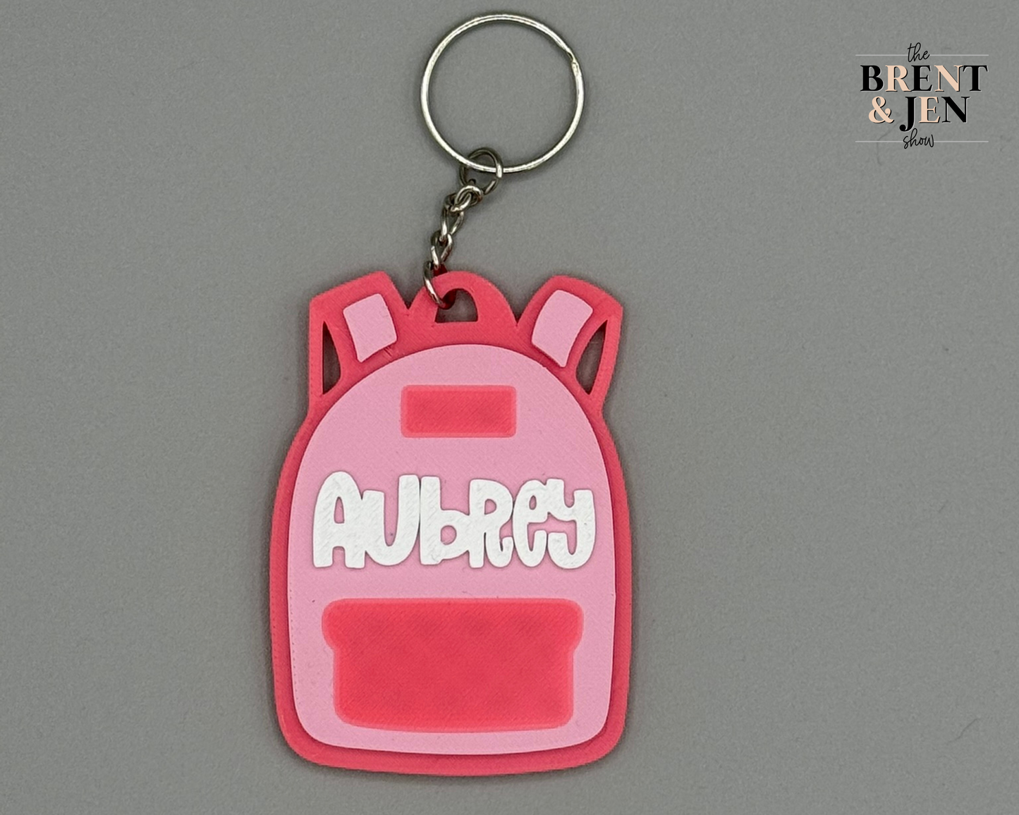 Backpack 3D Printed Keychain/Bookbag Charm