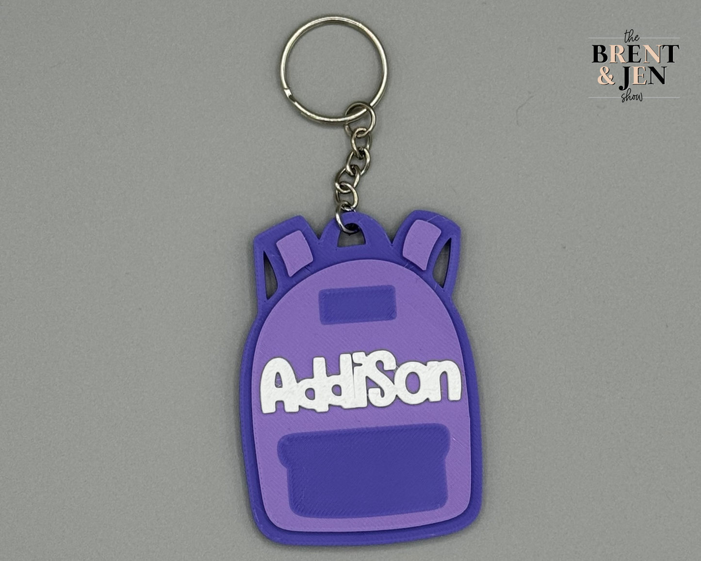 Backpack 3D Printed Keychain/Bookbag Charm
