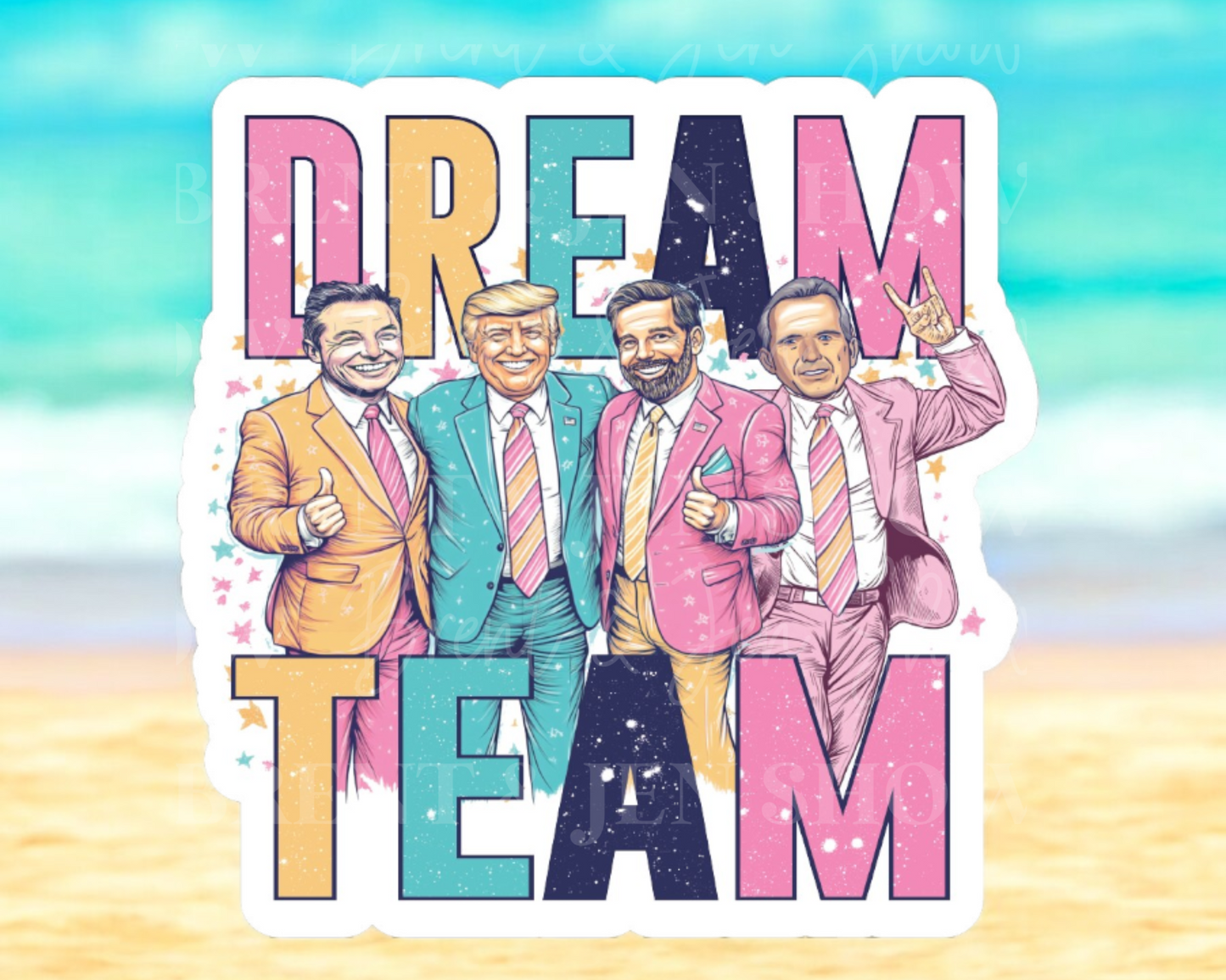 Dream Team - Pastel Sticker