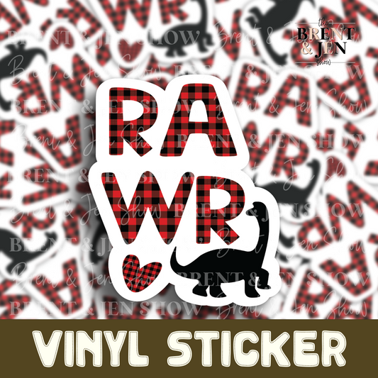 RAWR Dinosaur, Sticker