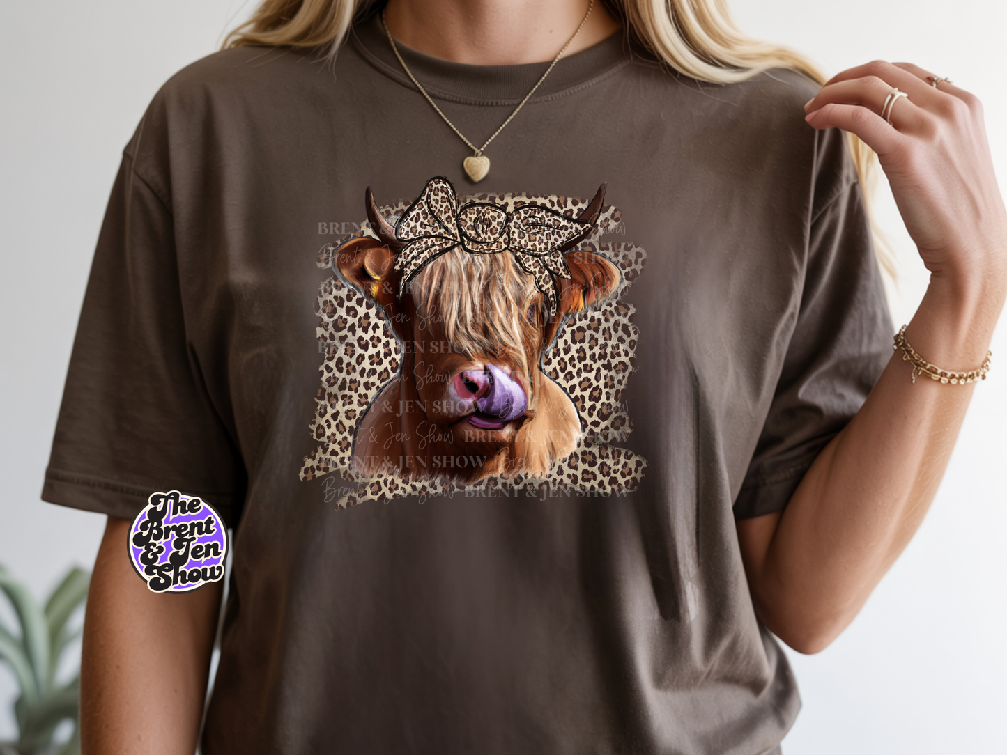 Highland Cow Bandana T-Shirt