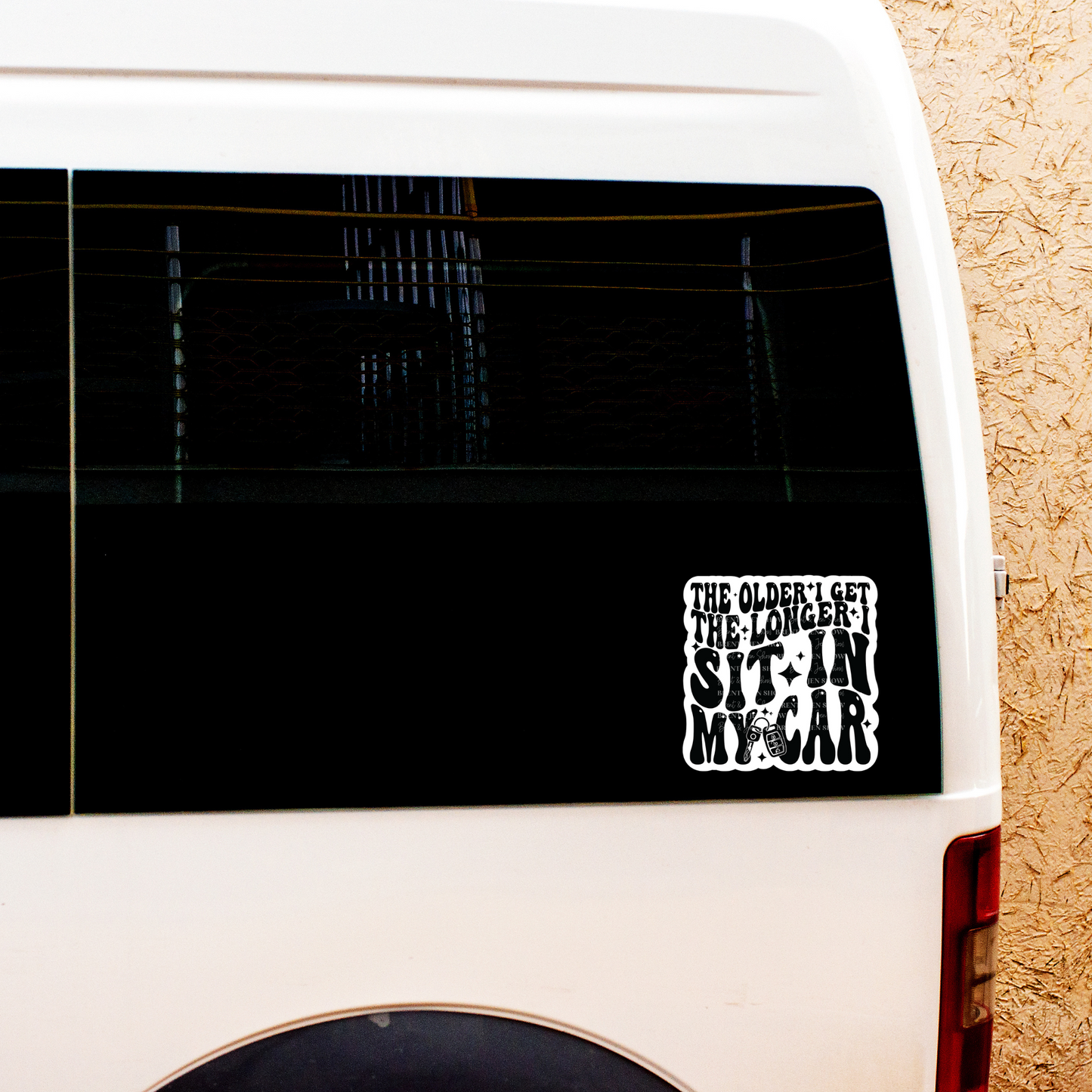 The Older I get The Long Sticker or Car Decal, Sticker or Car Decal
