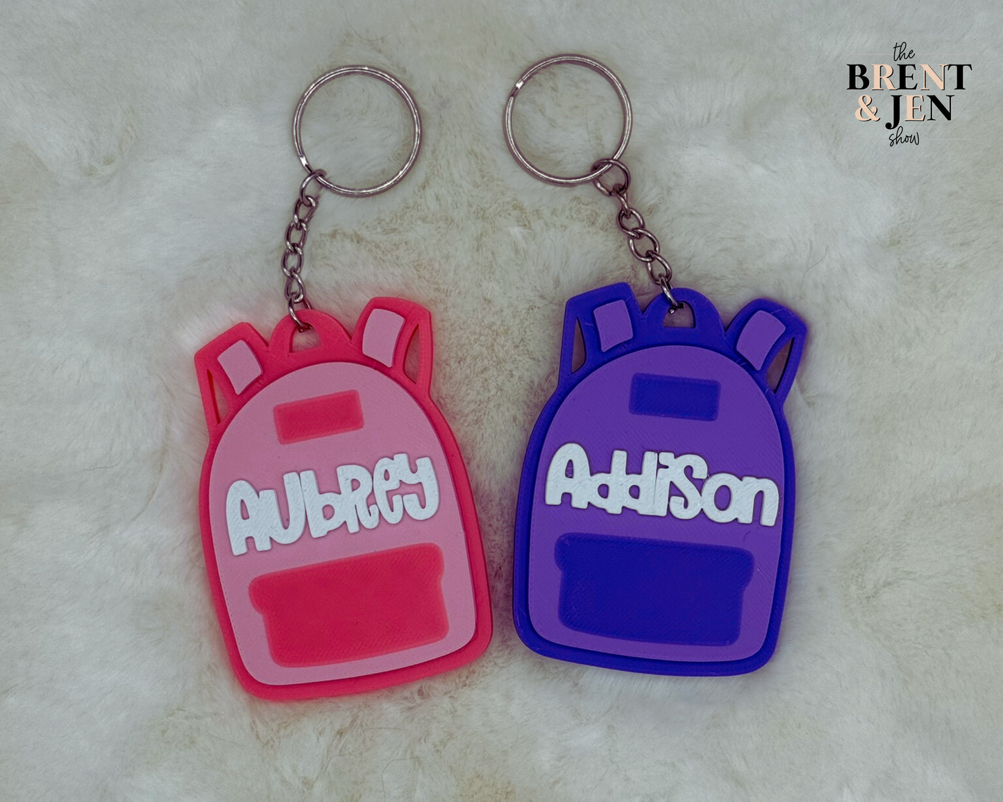 Backpack 3D Printed Keychain/Bookbag Charm