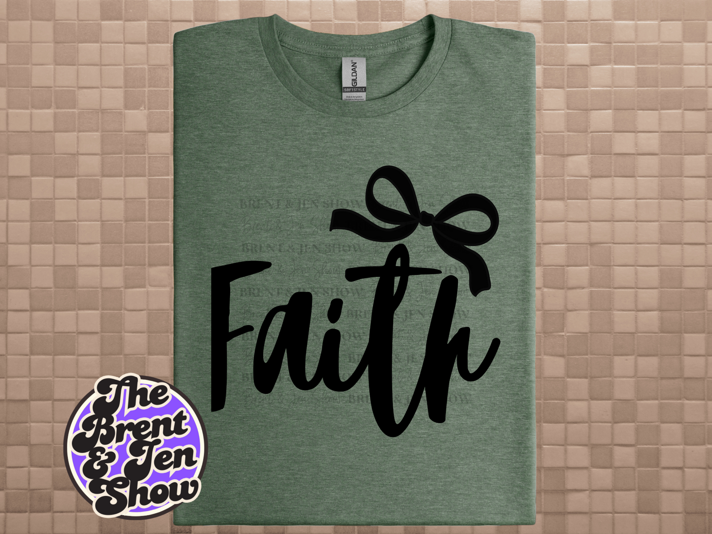 Faith Ribbon Graphic T Shirt