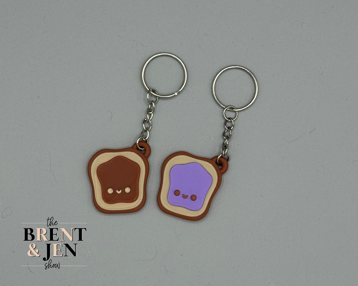 PB&J Keychains Set
