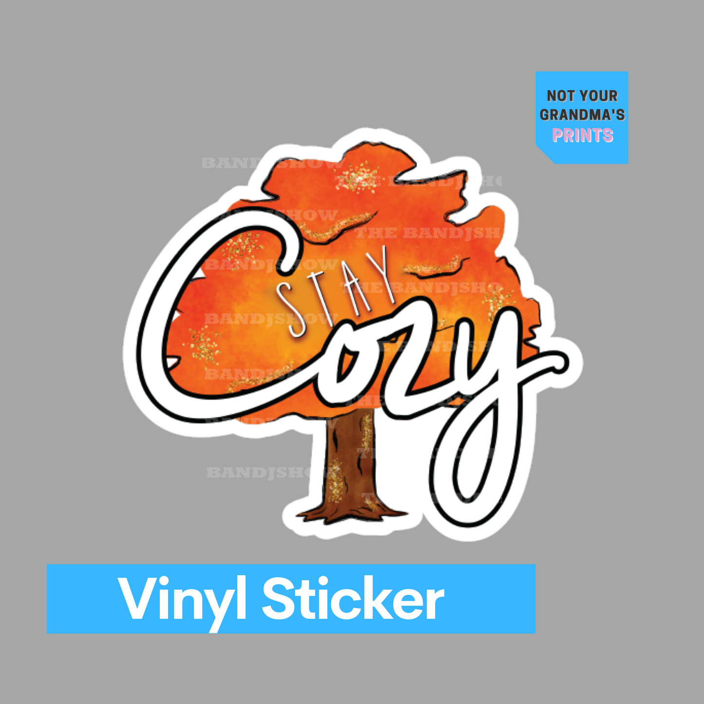 Stay Cozy Vinyl Sticker
