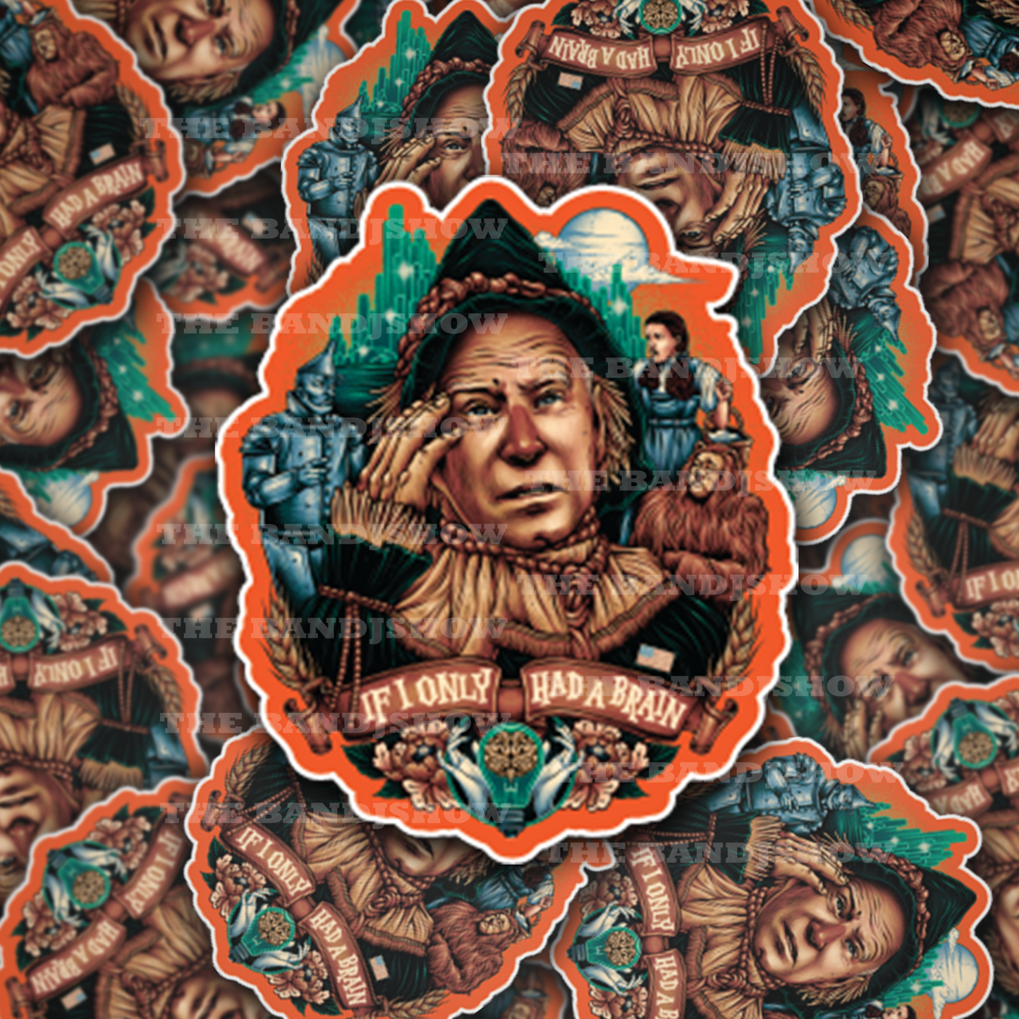 Vinyl Sticker, If I only Had a Brain