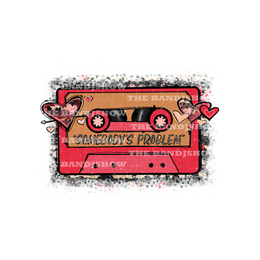 Cassette Tape - Somebody's Problem T-Shirt