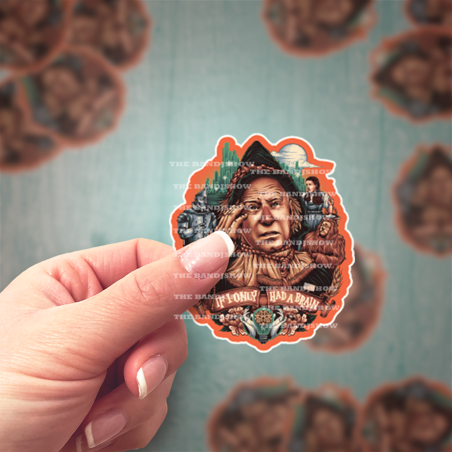 Vinyl Sticker, If I only Had a Brain