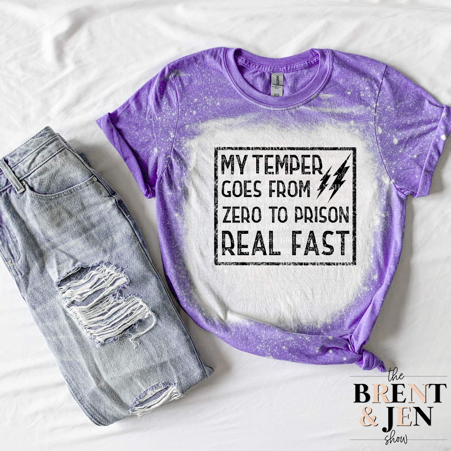 My Temper Goes From Zero To Prison Real Fast T-Shirt