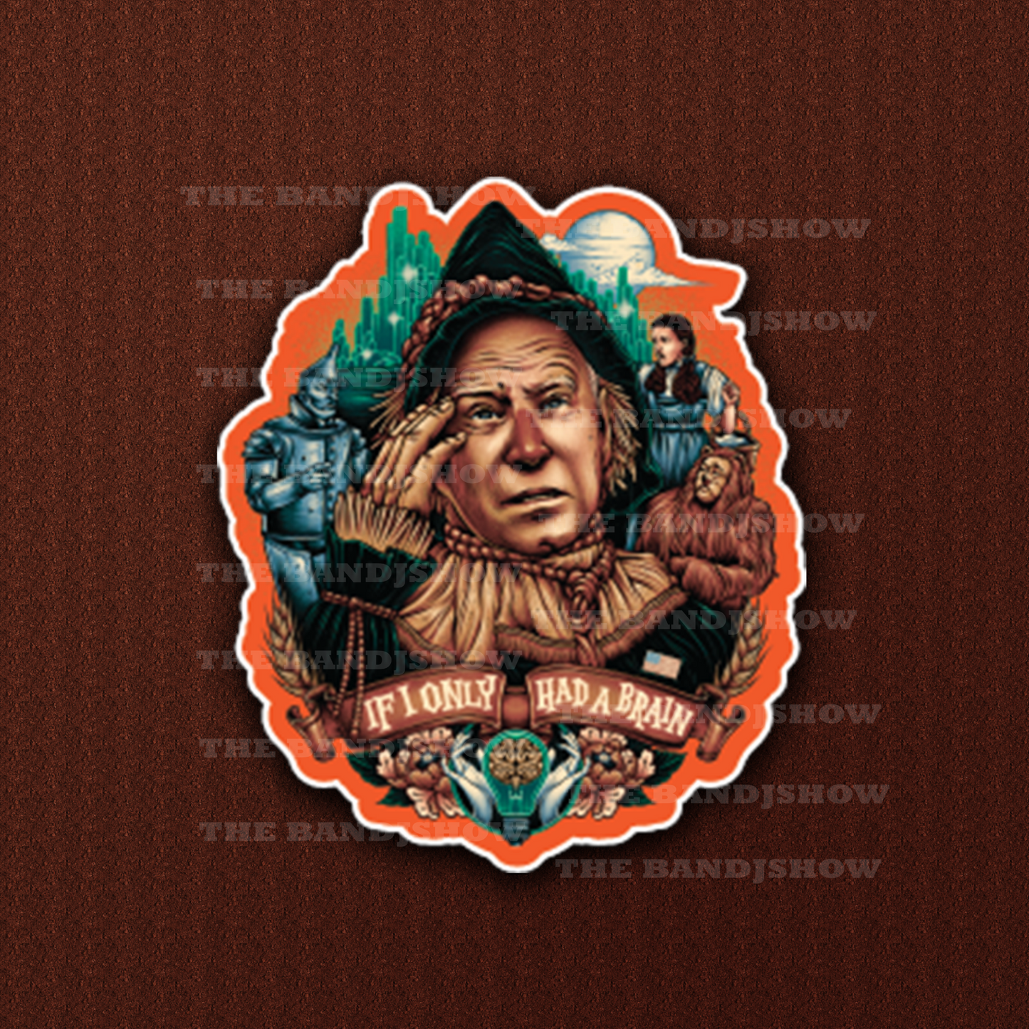 Vinyl Sticker, If I only Had a Brain