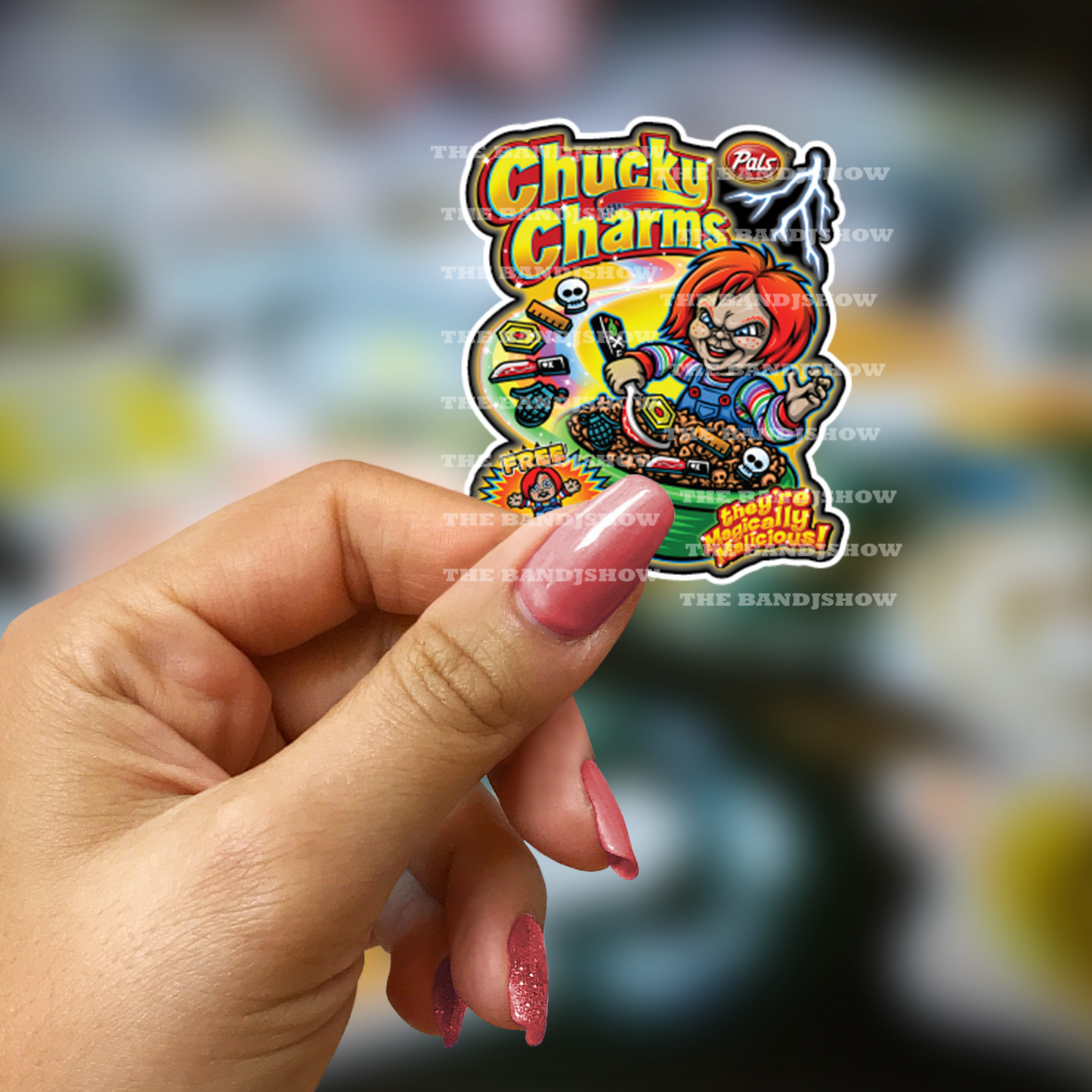 Chucky Charms Vinyl Sticker