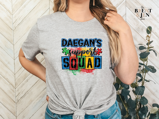 Daegan's Support Squad T-Shirt