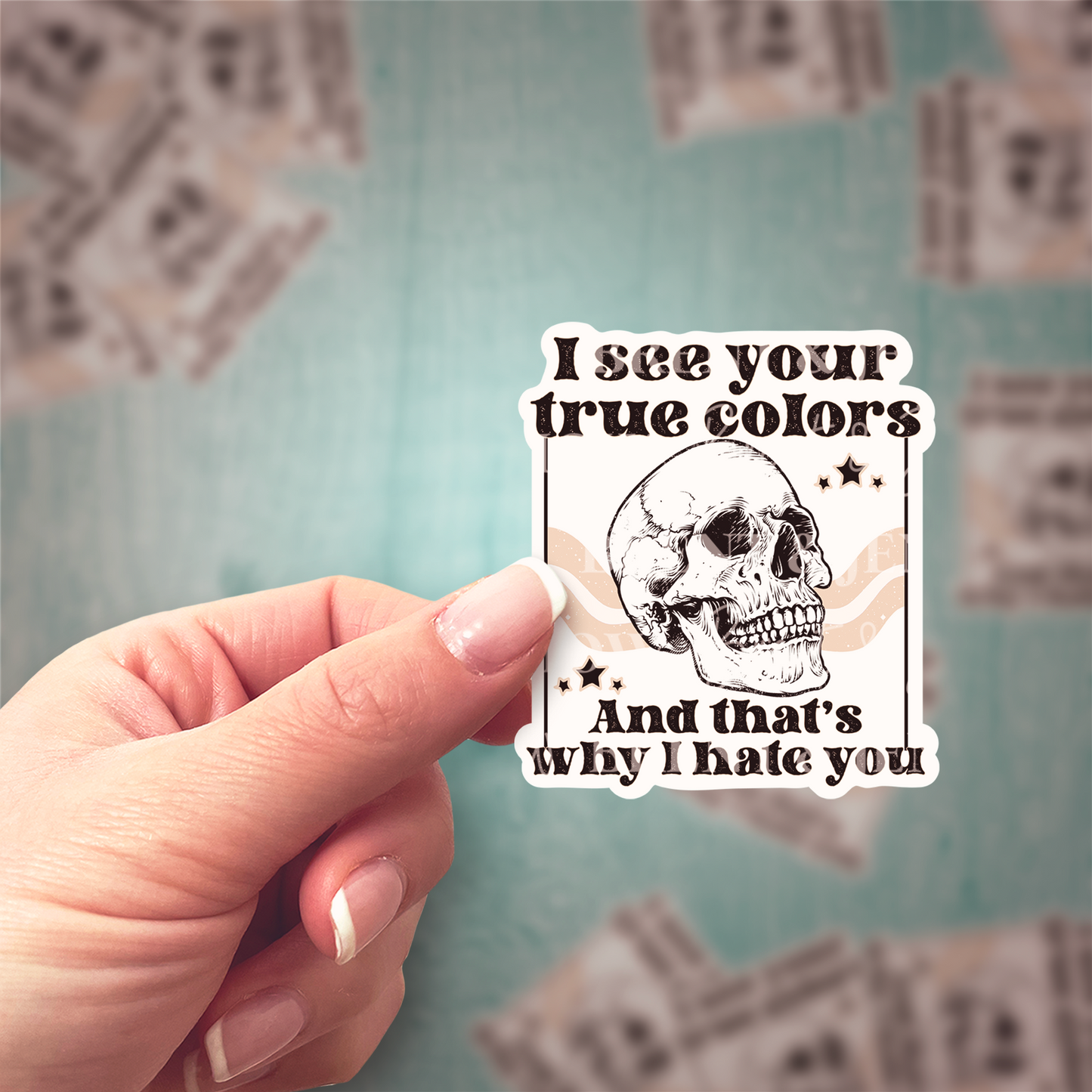 I See Your True Colors.. Vinyl Sticker