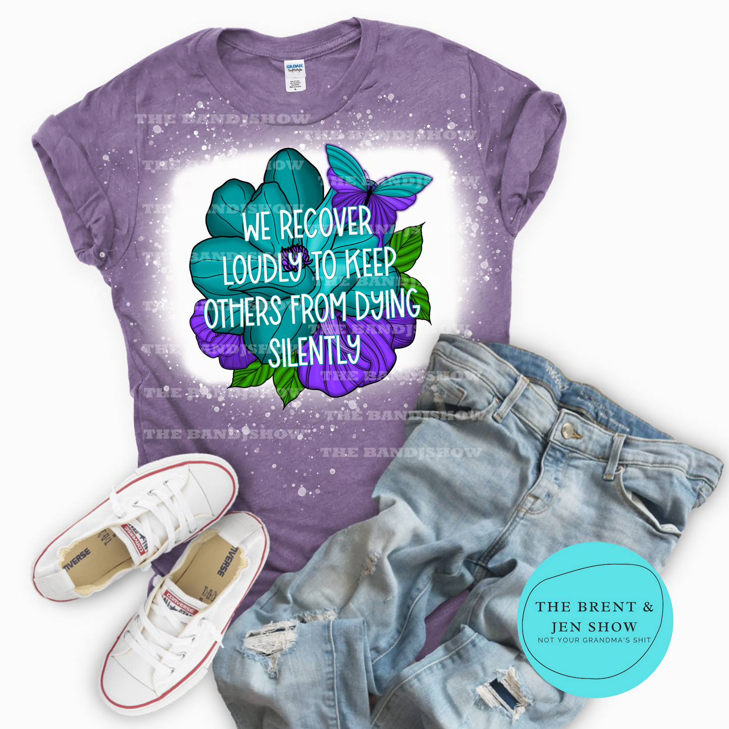 We Recover Loudly to Keep Others From Dying Silently T-Shirt