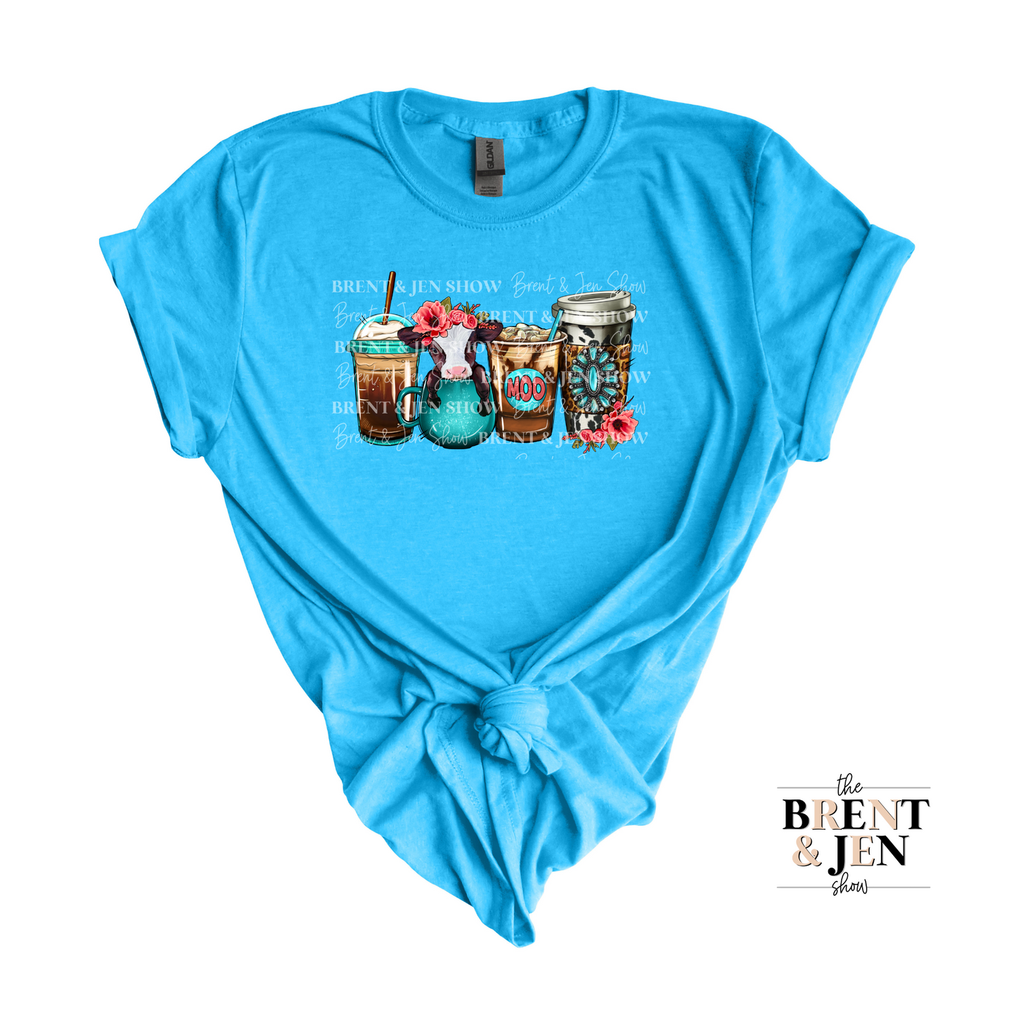 Rustic Cow Coffee T Shirt