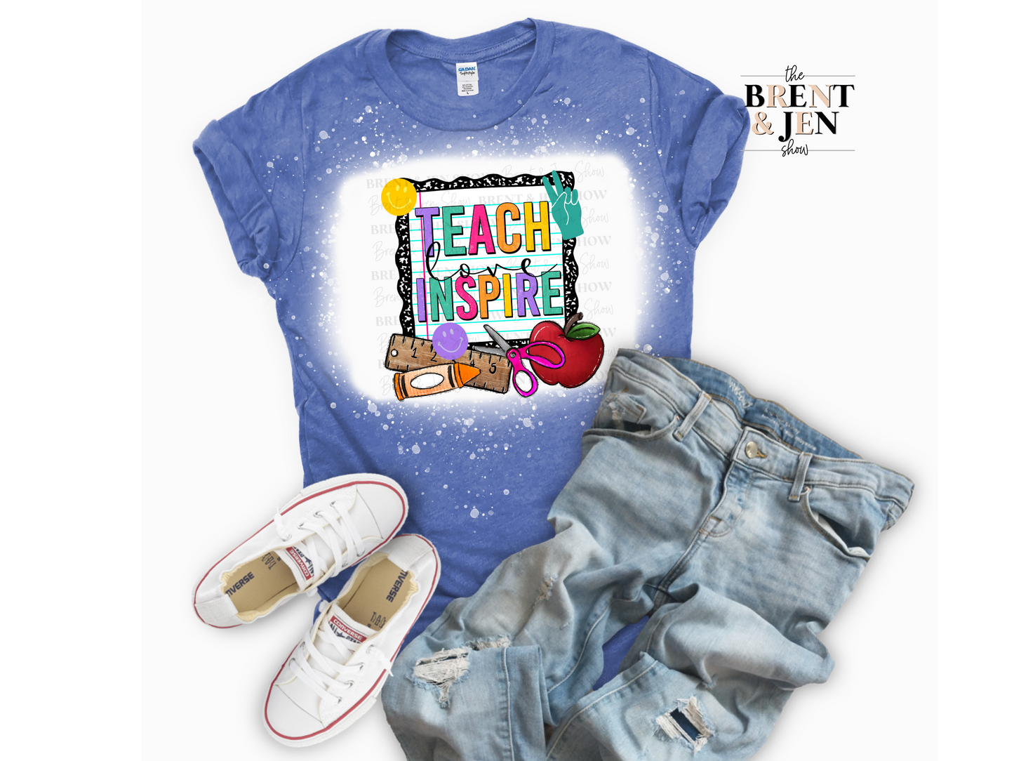Teach, Love, Inspire Teacher T-Shirt